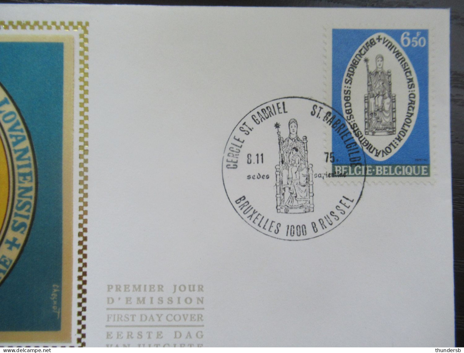 FDC Zijde 1783 'Universiteit Leuven' - Drie Afstempelingen! - 1971-1980