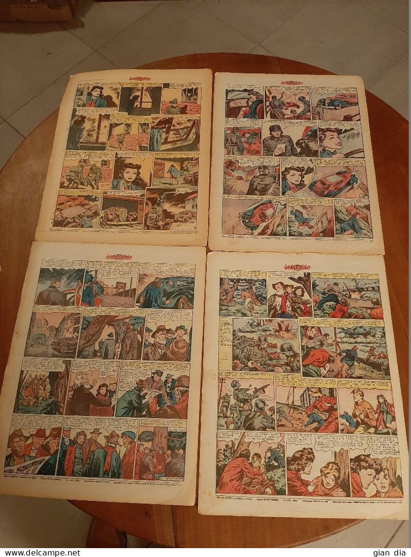 INTREPIDO Ed.Universo. Annata 1946. EDIZIONE ROMANA. Lotto Di 8. Versione GIORNALE.  OTTIMI. ANCHE SINGOLI. - Clásicos 1930/50