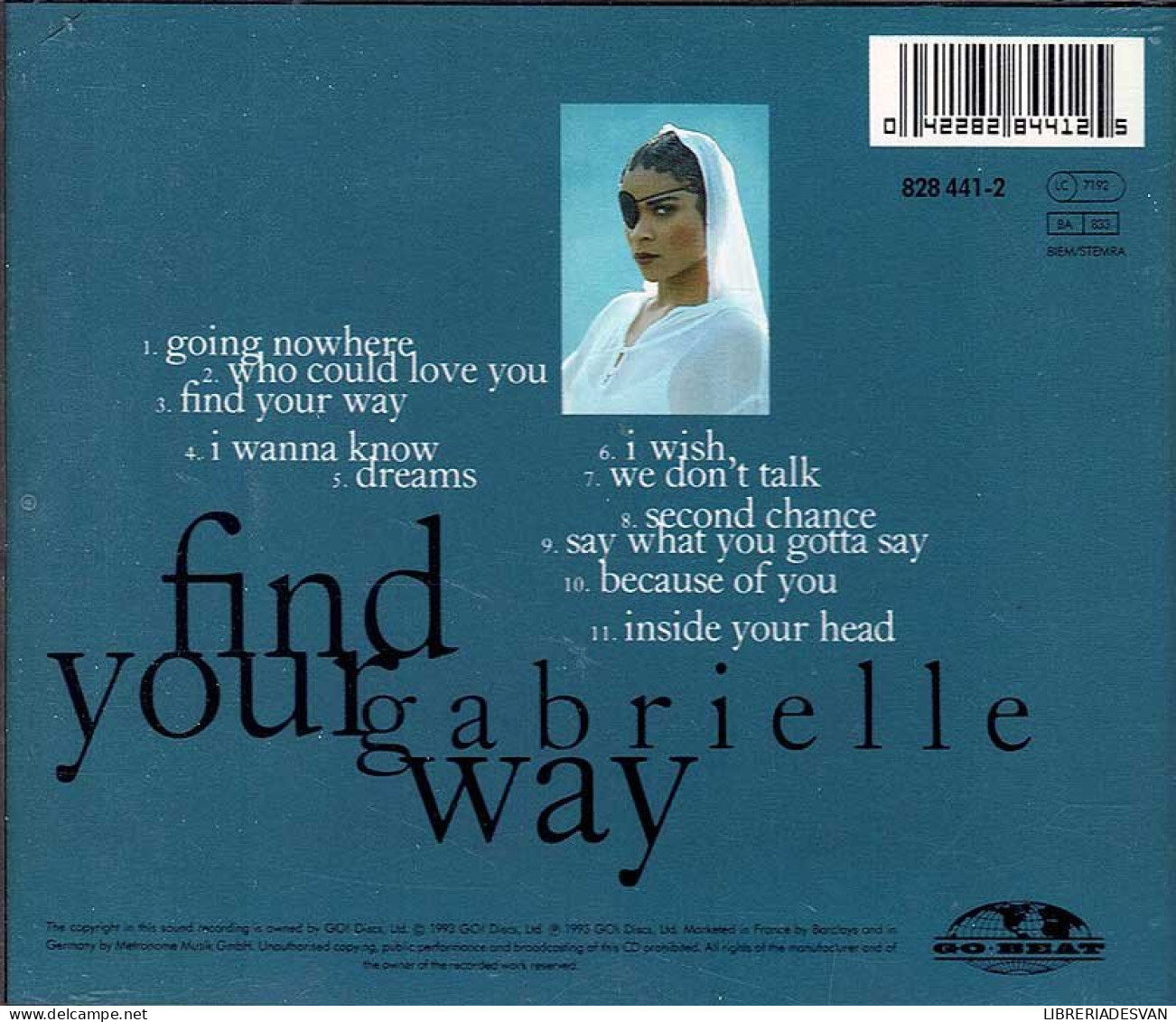 Gabrielle - Find Your Way. CD - Jazz