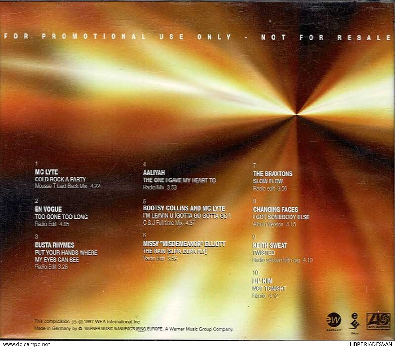 R&B, The Place To Be. CD Promo - Jazz