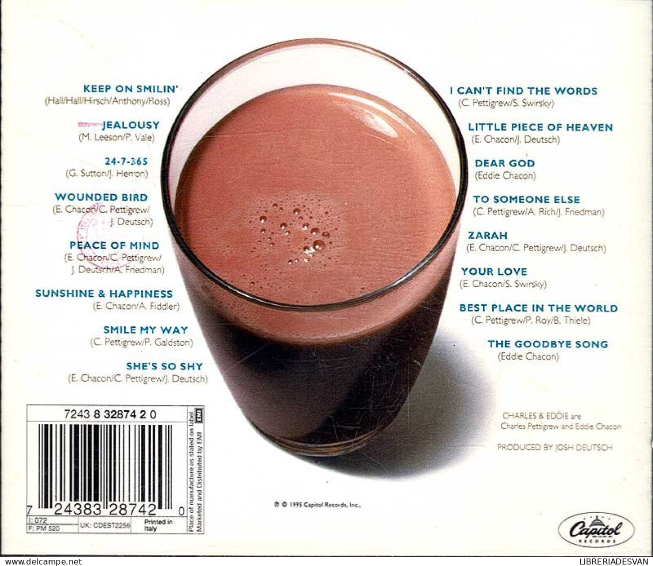 Charles & Eddie - Chocolate Milk. CD - Jazz