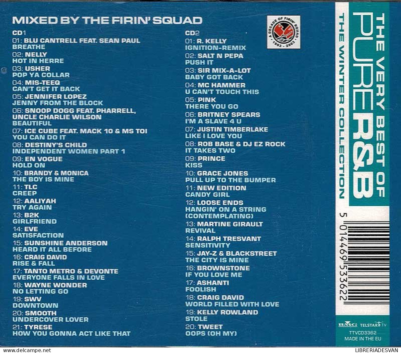 The Firin Squad - The Very Best Of Pure R&B (The Winter Collection 2003). 2 X CD - Jazz