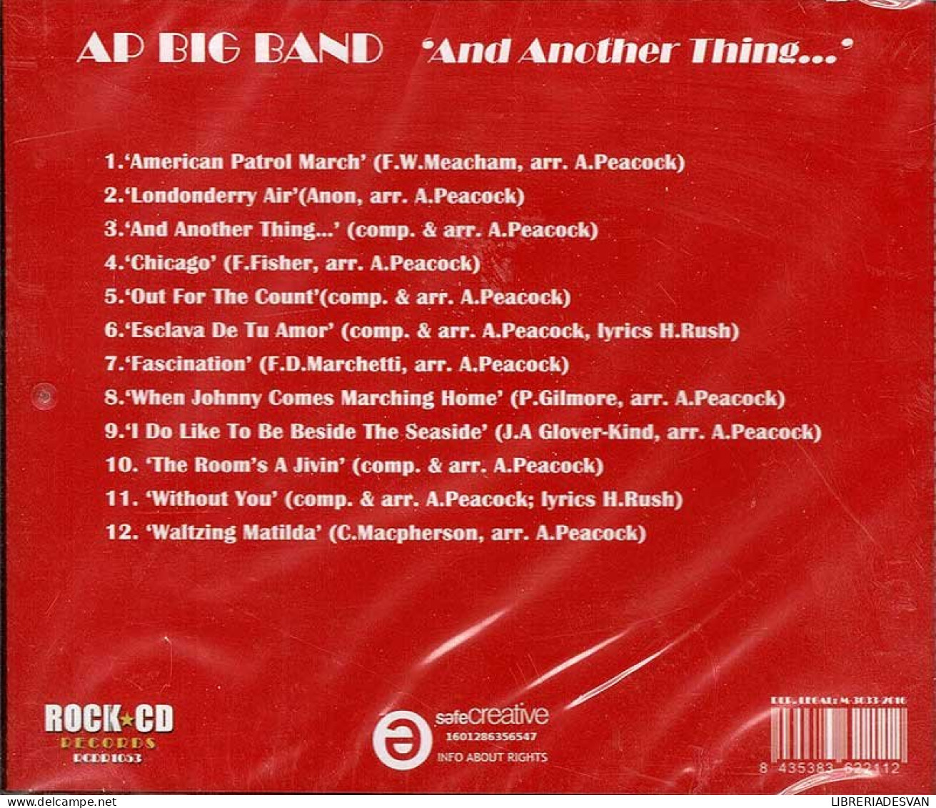 AP Big Band - And Another Thing. CD - Jazz