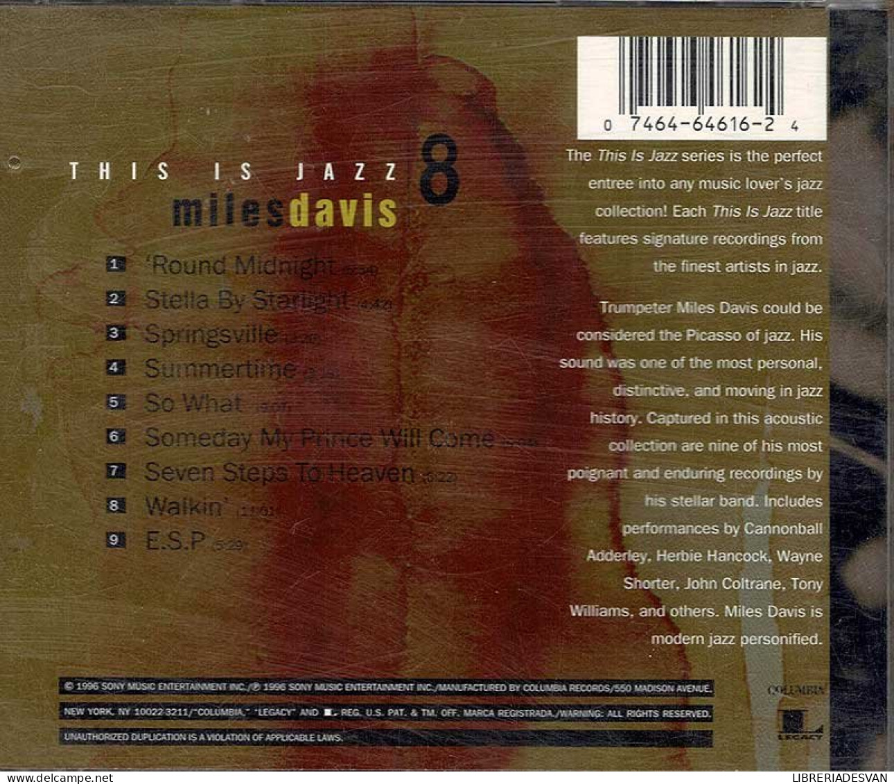 Miles Davis - This Is Jazz 8. CD - Jazz