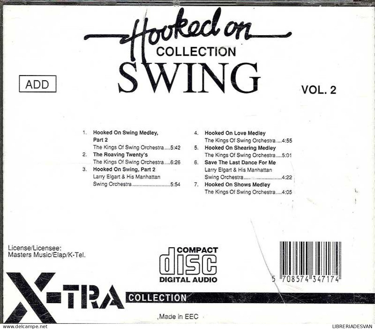 The Kings Of Swing Orchestra - Hooked On Swing. Vol. 2. CD - Jazz