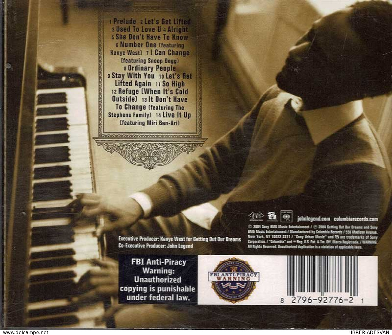 John Legend - Get Lifted. CD - Jazz