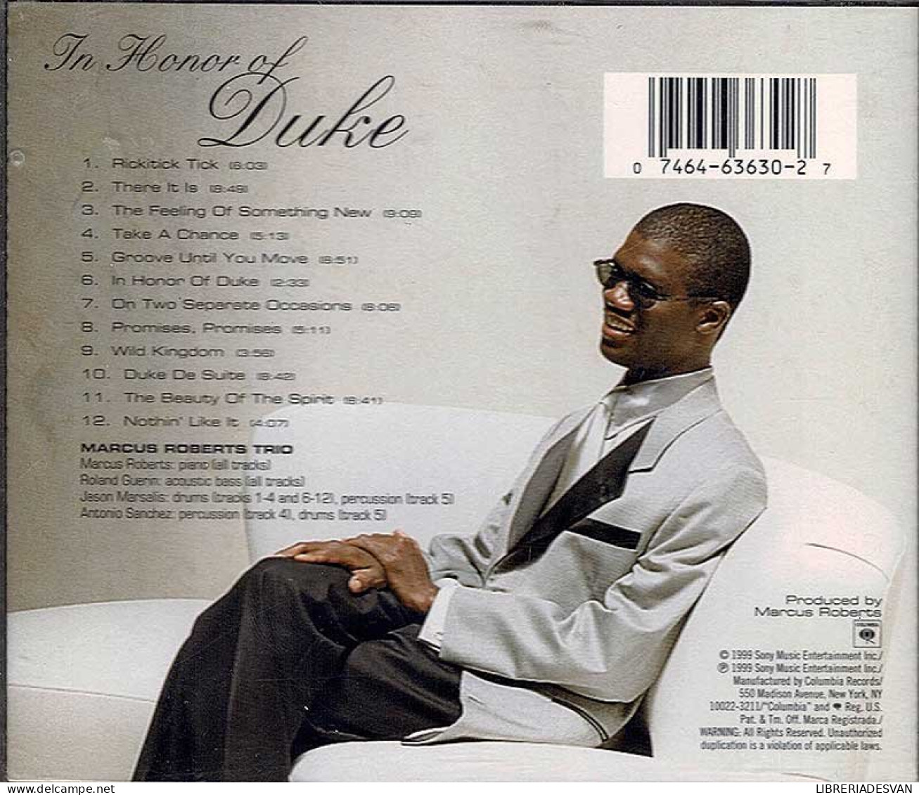 Marcus Roberts Trio - In Honor Of Duke. CD - Jazz