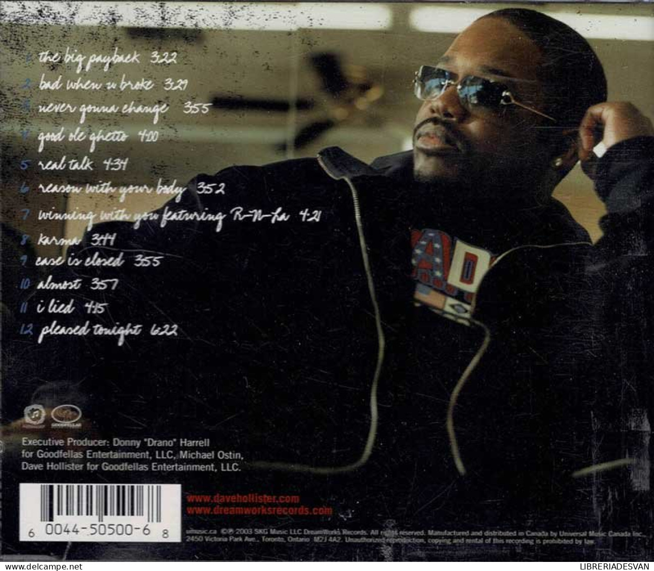 Dave Hollister - Real Talk. CD - Jazz