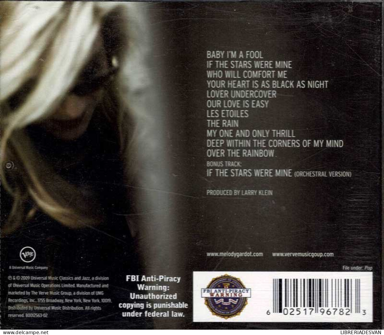 Melody Gardot - My One And Only Thrill. CD - Jazz