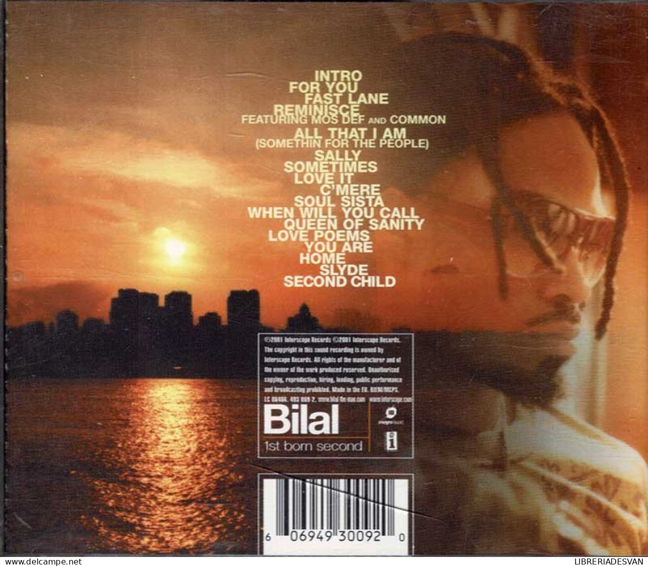 Bilal - 1st Born Second. CD - Jazz