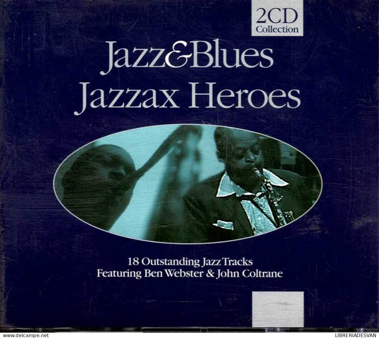 Ben Webster & John Coltrane - Jazz & Blues. Jazzax Heroes. 2 X CD - Jazz