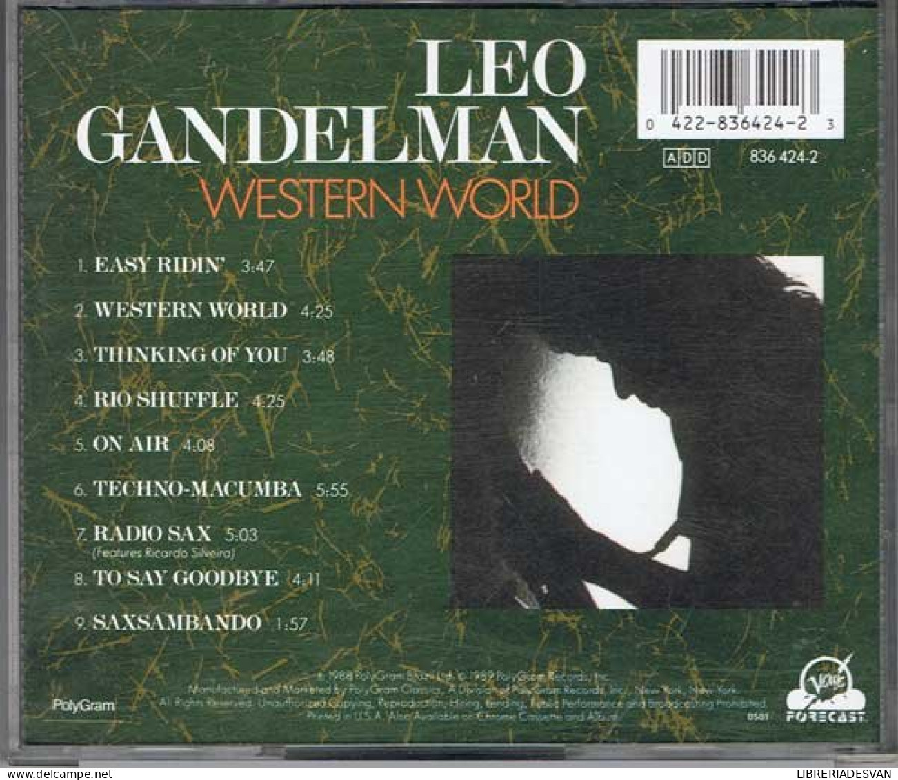 Leo Gandelman - Western World. CD - Jazz