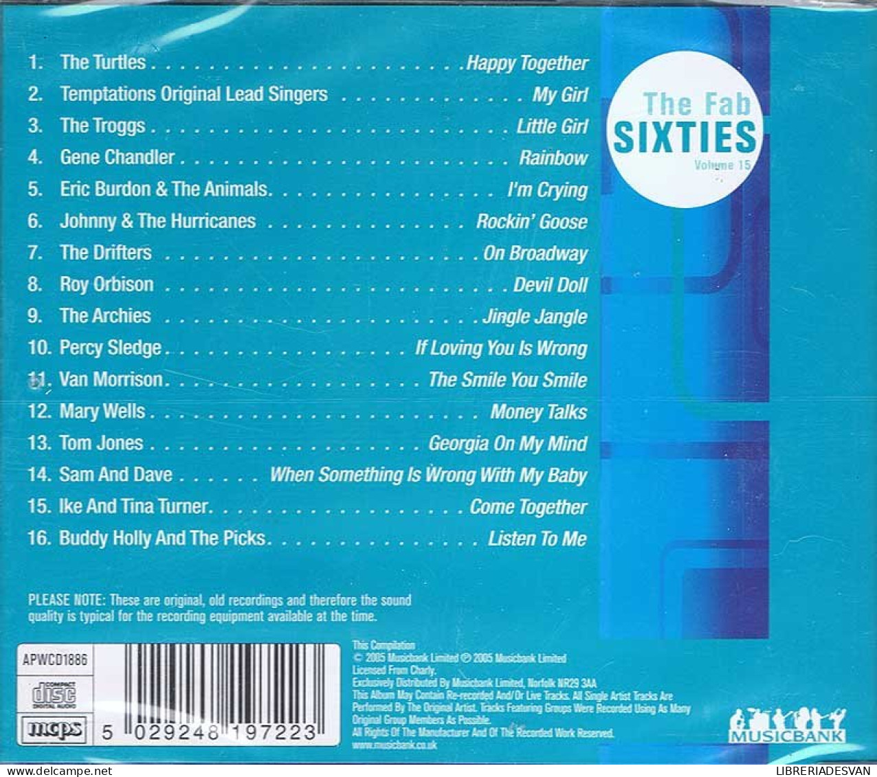 The Fab Sixties. Vol. 15. CD - Jazz