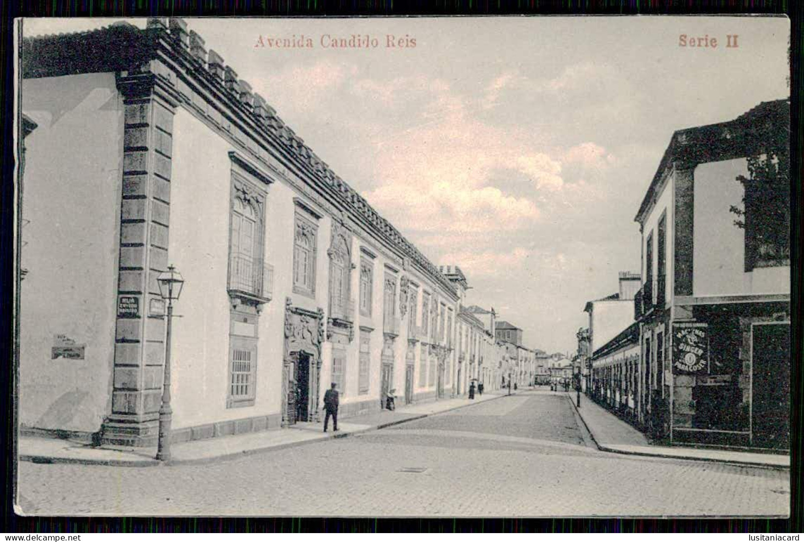 VIANA DO CASTELO - Avenida Candido Reis. (Serie II) Carte Postale - Viana Do Castelo