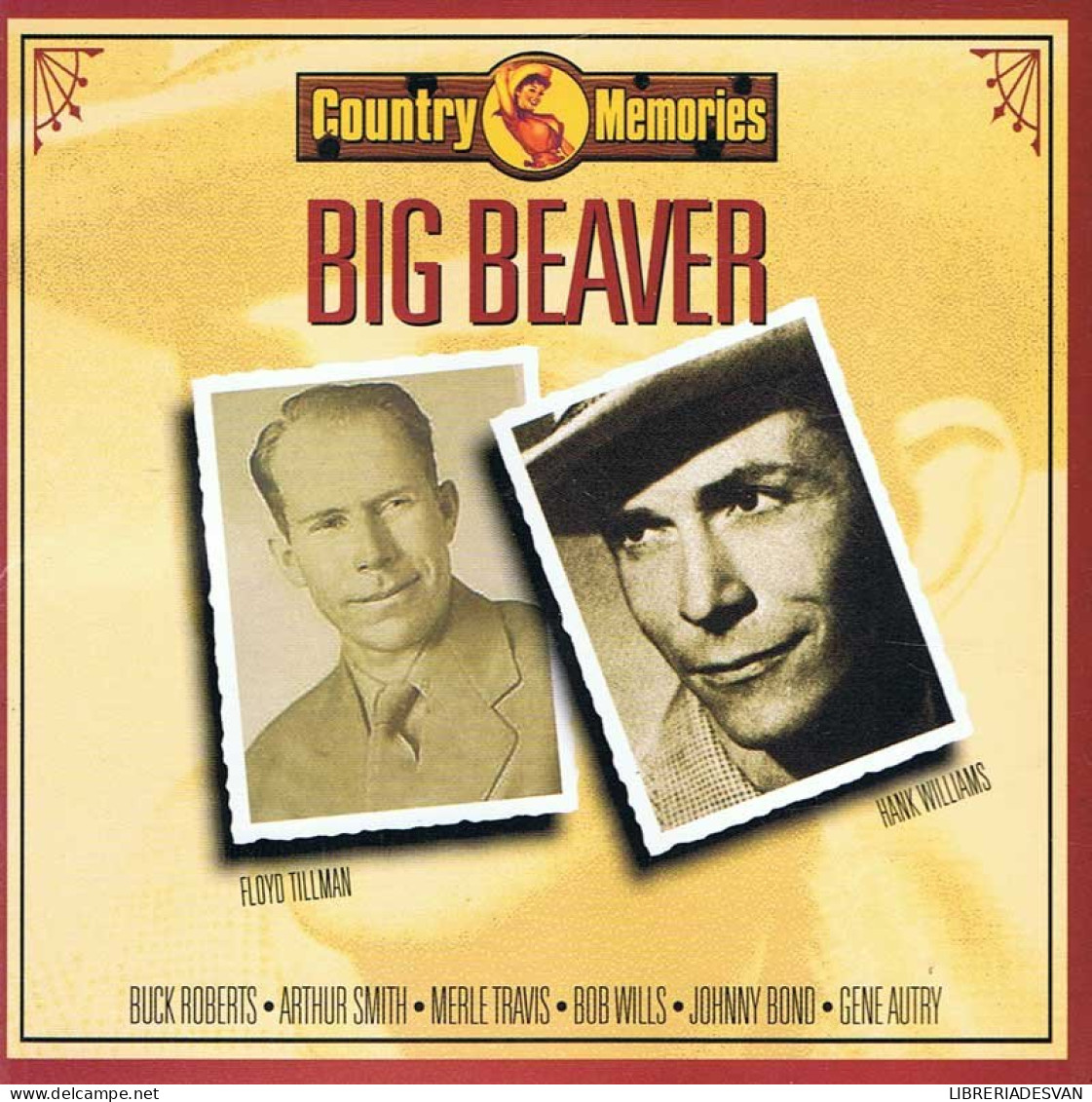 Big Beaver. Country Memories. CD - Country & Folk