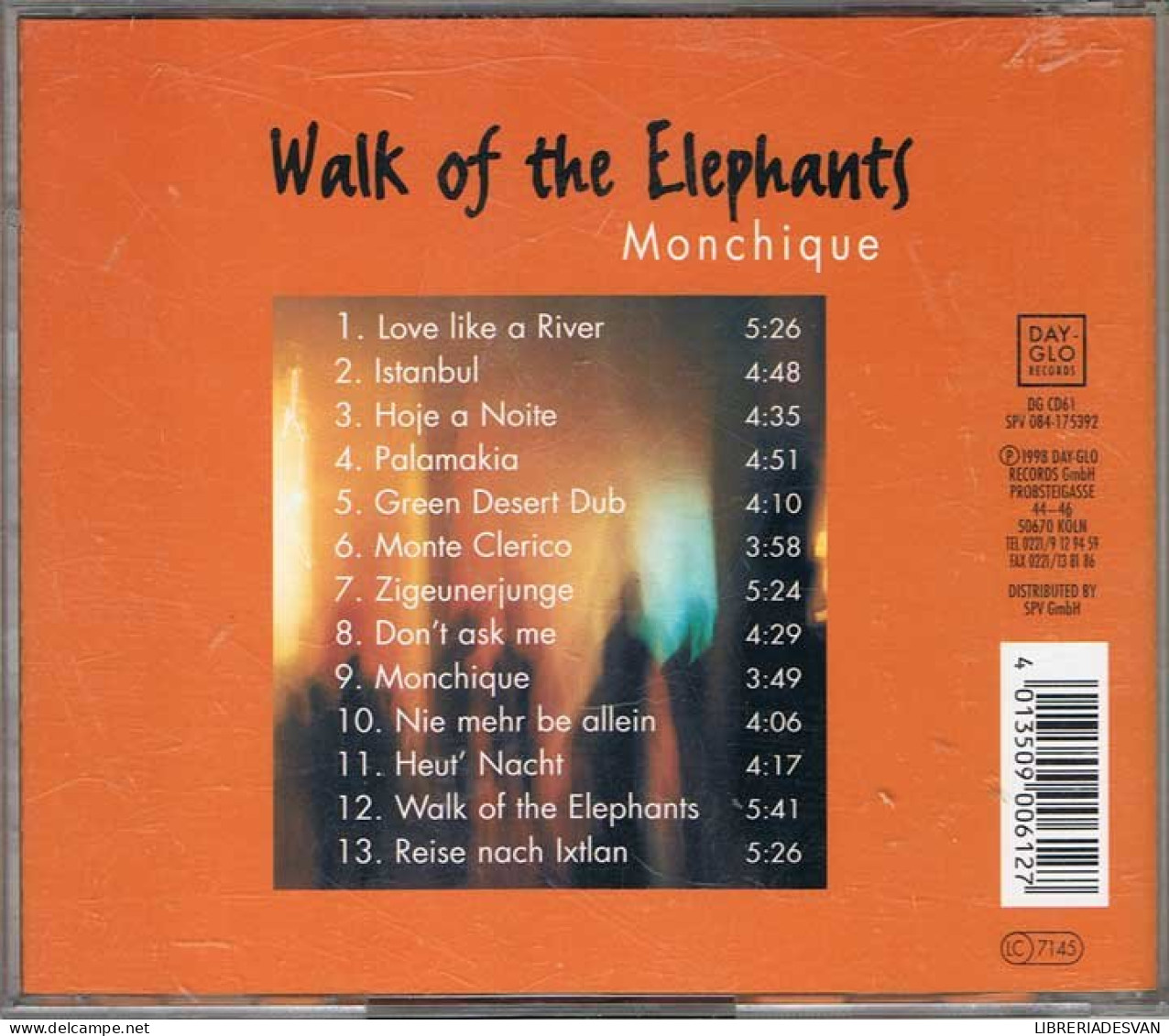 Walk Of The Elephants - Monchique. CD - Country Et Folk