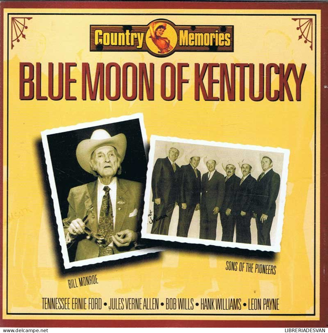 Varios Artistas - Blue Moon Of Kentucky. Country Memories. CD - Country & Folk