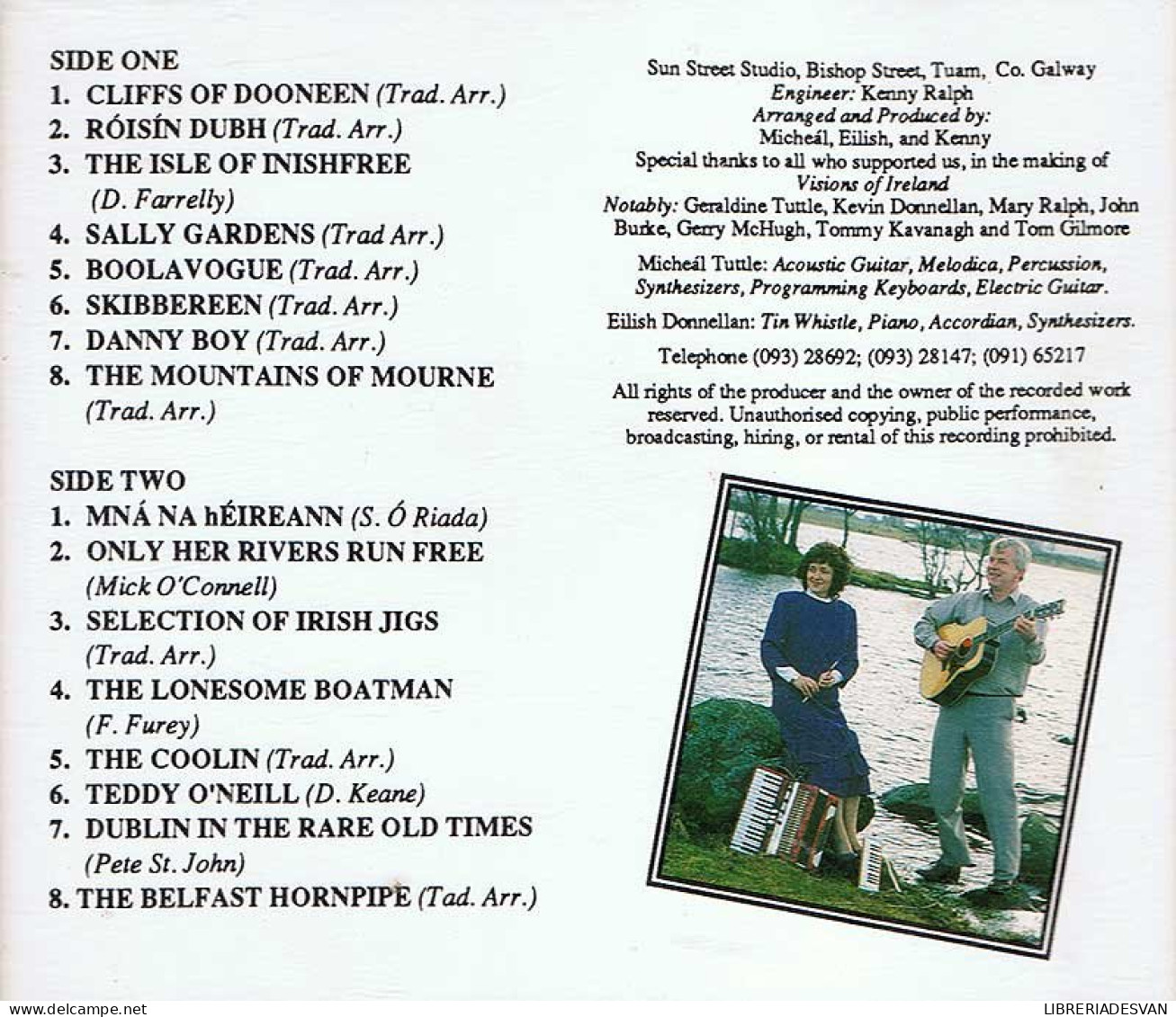 Micheal And Eilish - Visions Of Ireland. CD - Country En Folk