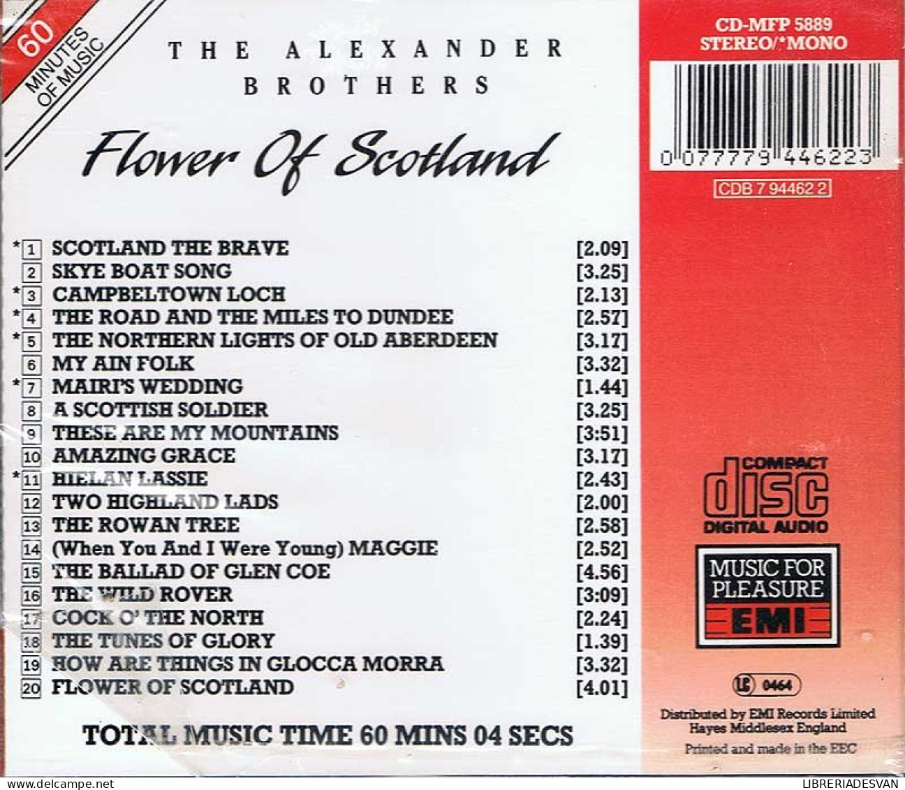 The Alexander Brothers - Flower Of Scotland. CD - Country & Folk