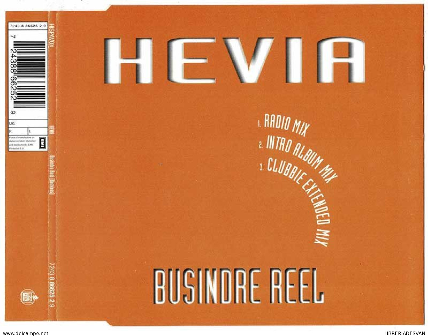 Hevia - Busindre Reel. CD Single - Country En Folk