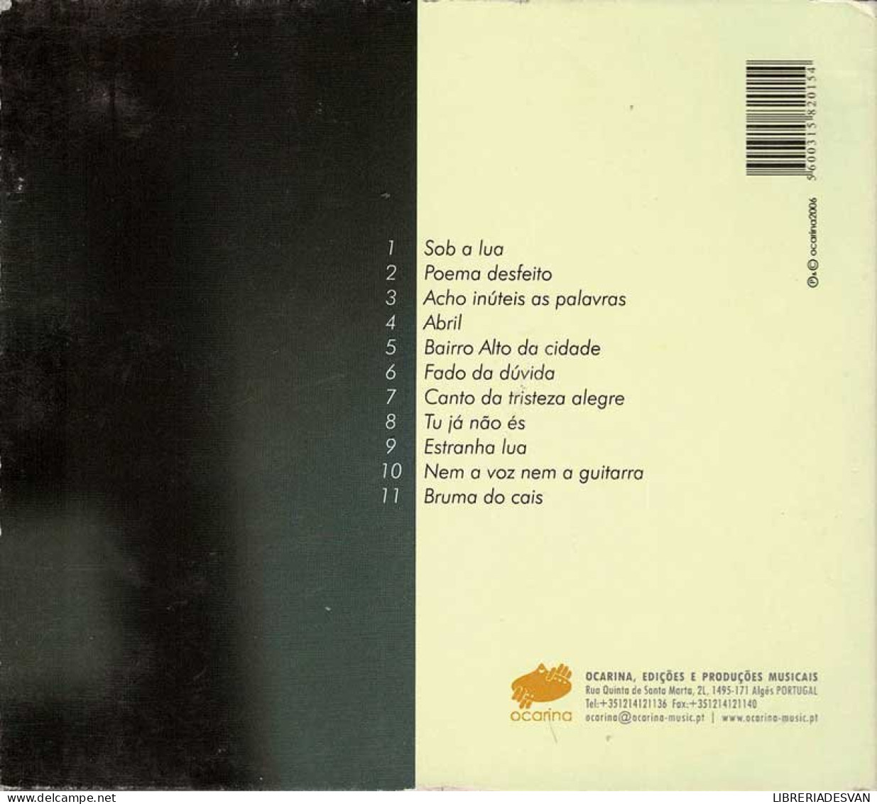 Marco Rodrigues - Fados Da Tristeza Alegre. CD - Country Et Folk