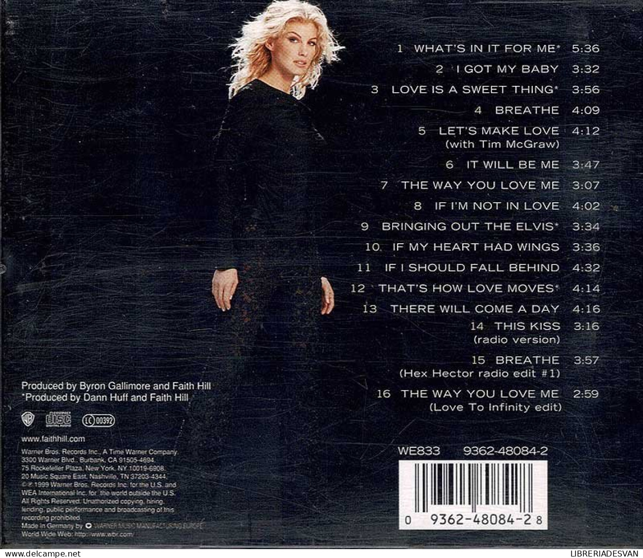 Faith Hill - Breathe. CD - Country & Folk