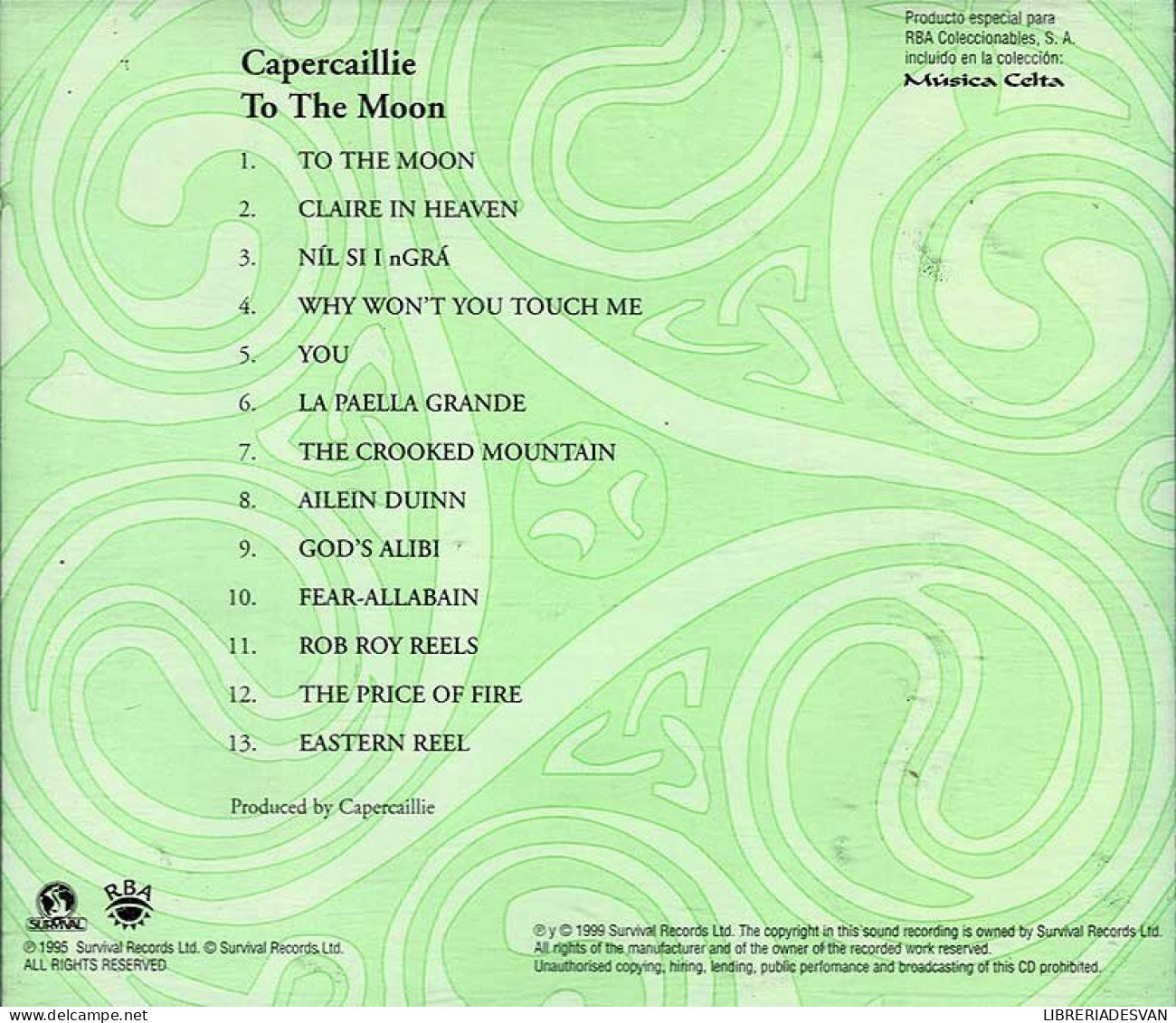 Capercaillie - To The Moon. CD - Country & Folk