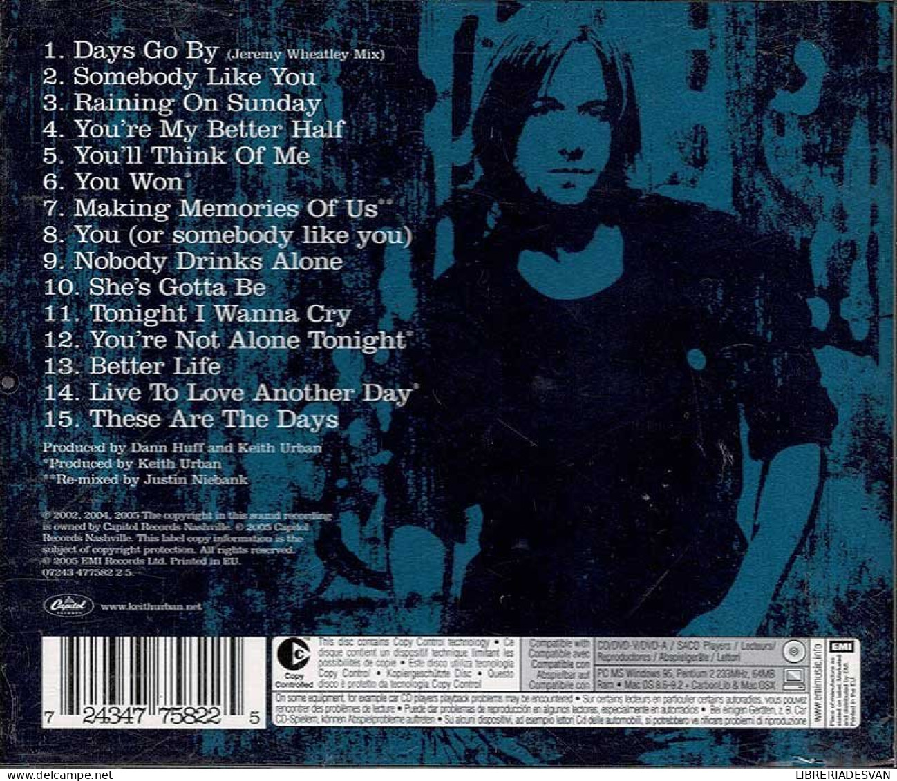 Keith Urban - Days Go By. CD - Country En Folk