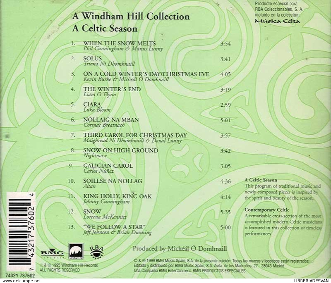 A Celtic Season - A Windham Hill Collection. CD - Country En Folk