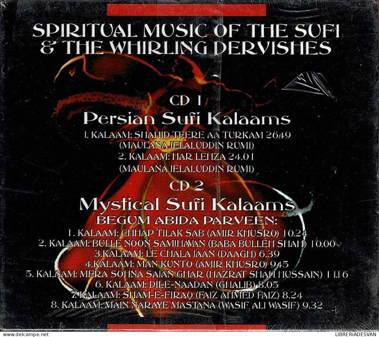 Spiritual Music Of The Sufi & The Whirling Dervishes. 2 X CD - Country En Folk