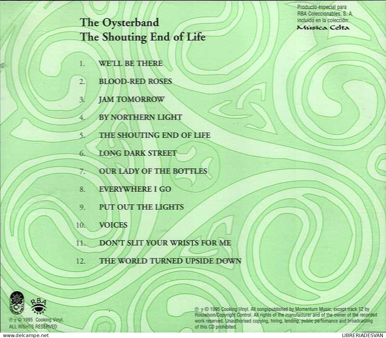 Oysterband - The Shouting End Of Life. CD - Country Et Folk