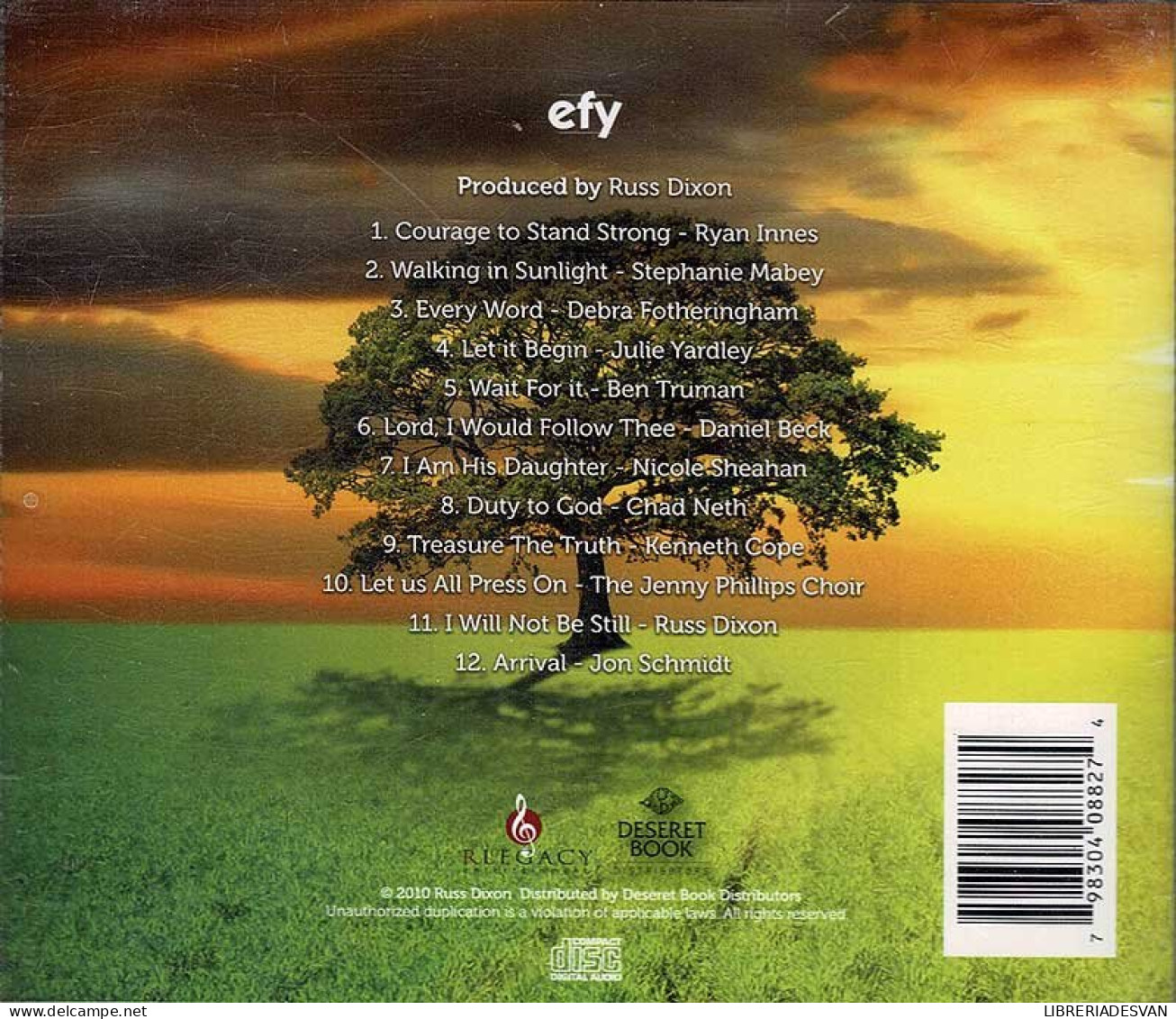 EFY 2010. Courage To Stand Strong. CD - Country En Folk