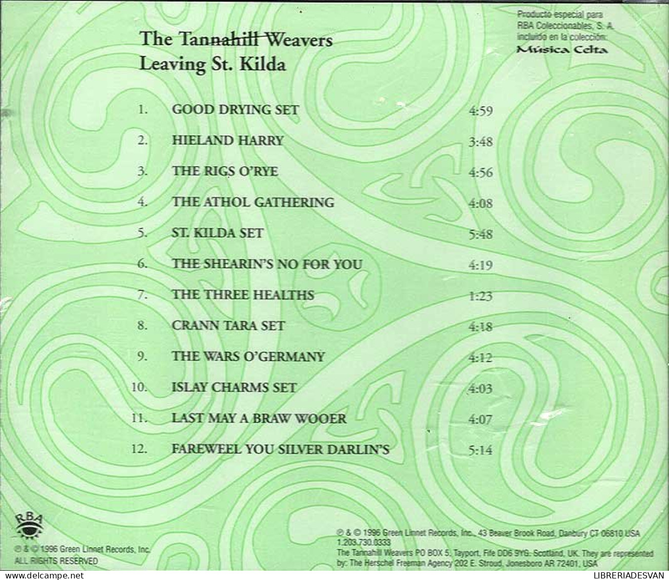 The Tannahill Weavers - Leaving St. Kilda. CD - Country Et Folk