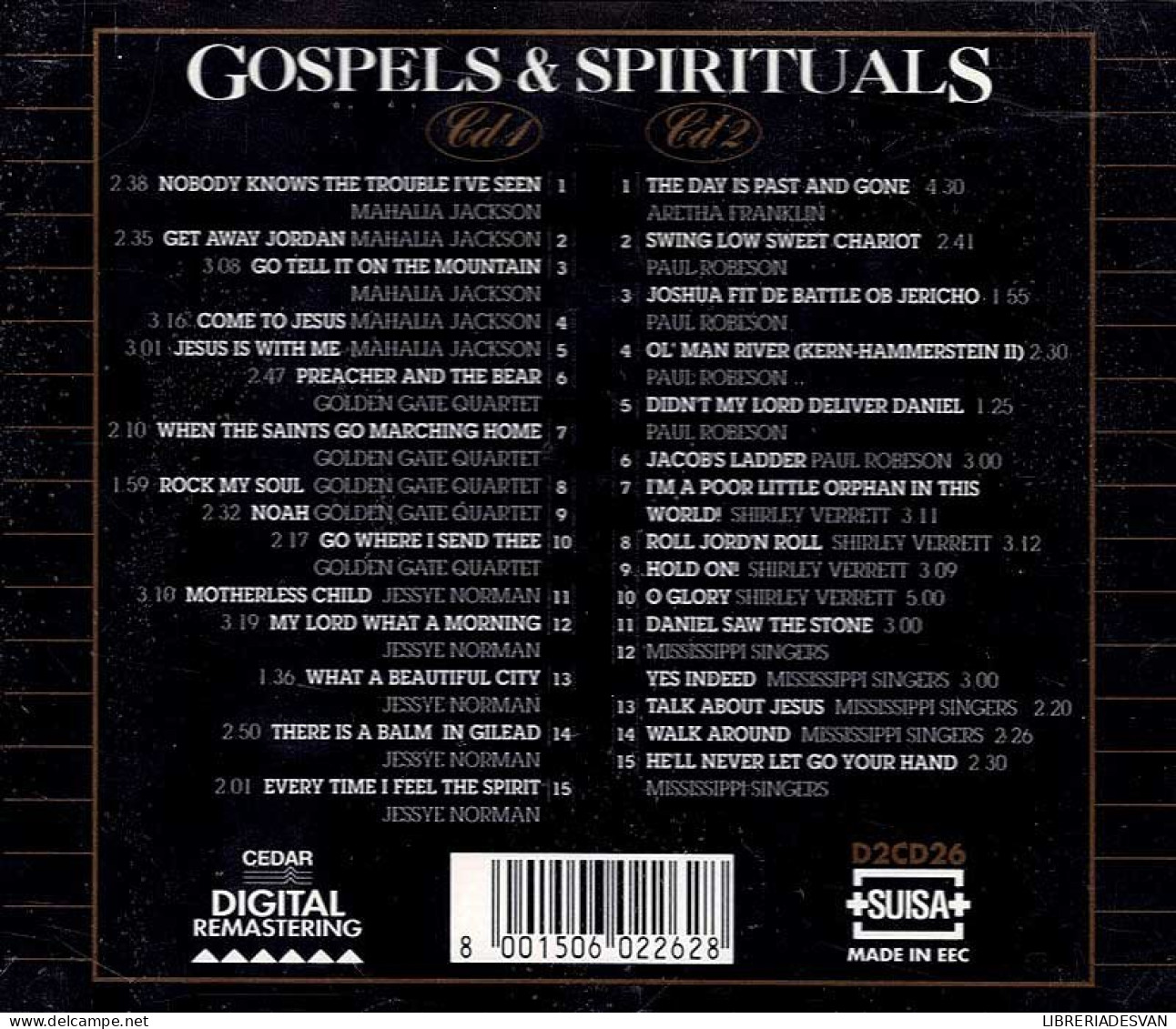 Gospels & Spirituals. 2 X CD - Country & Folk