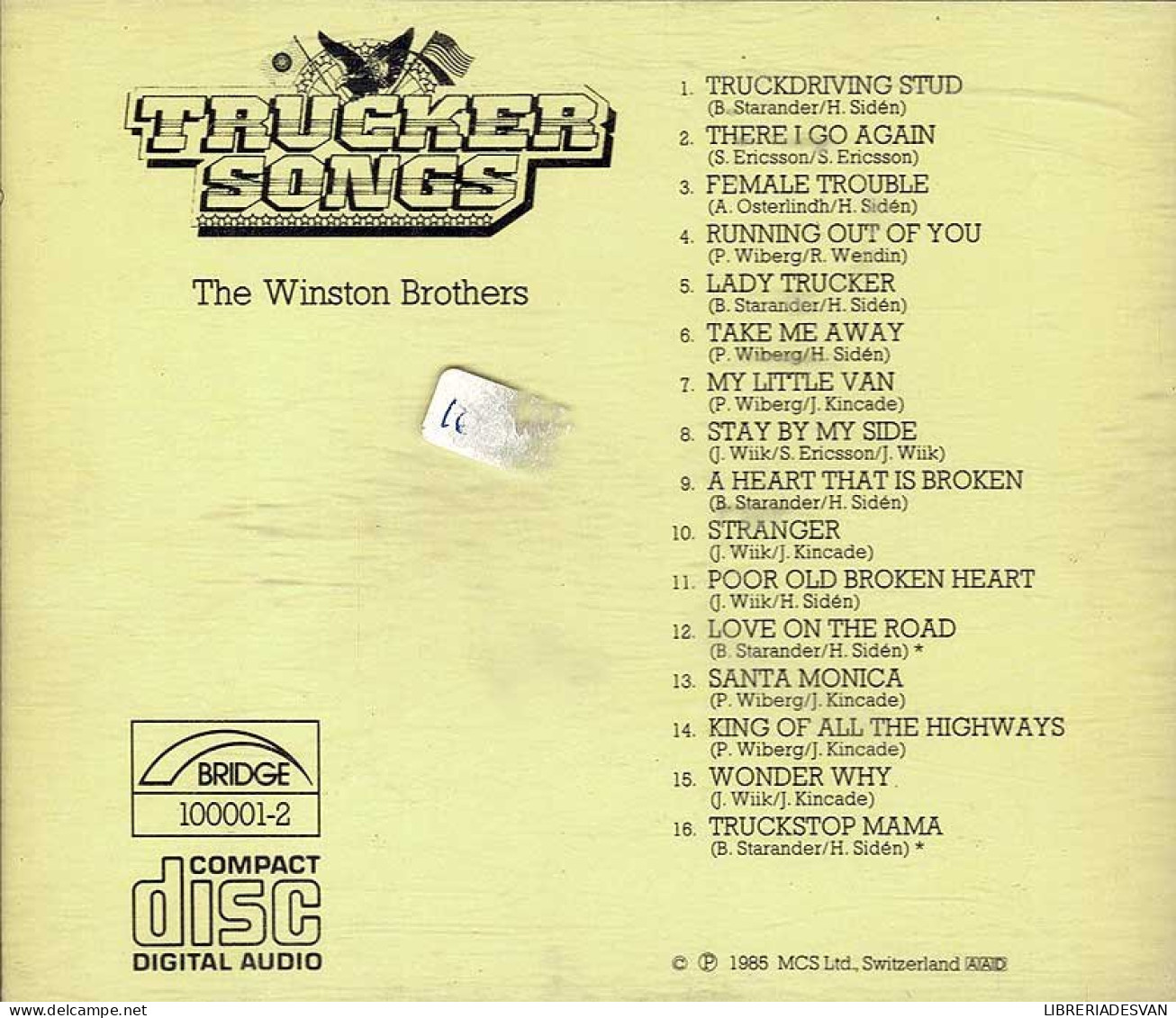 The Winston Brothers - Trucker Songs. CD - Country En Folk