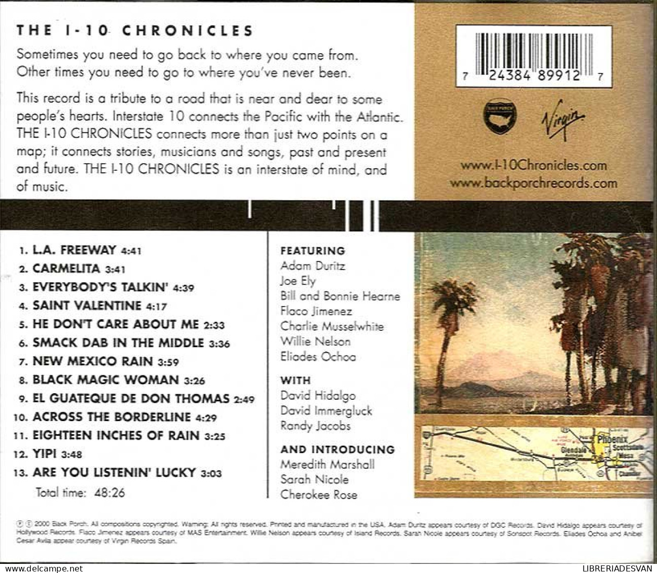 The I-10 Chronicles. CD - Country & Folk