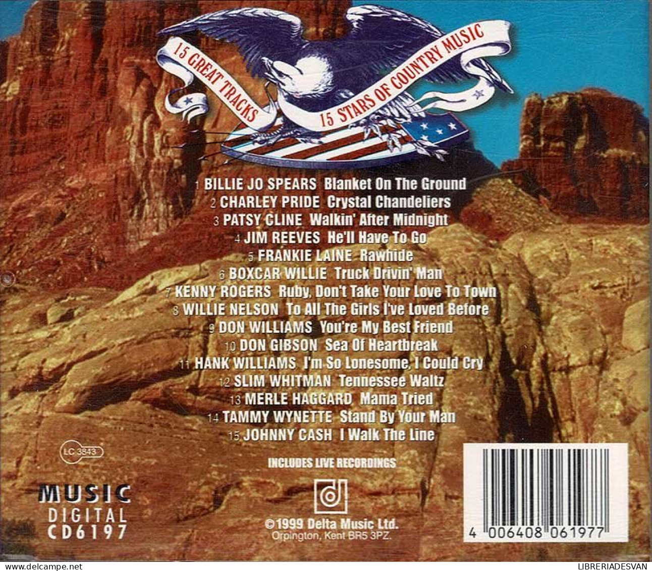 The Best Of Country Music. CD - Country Et Folk