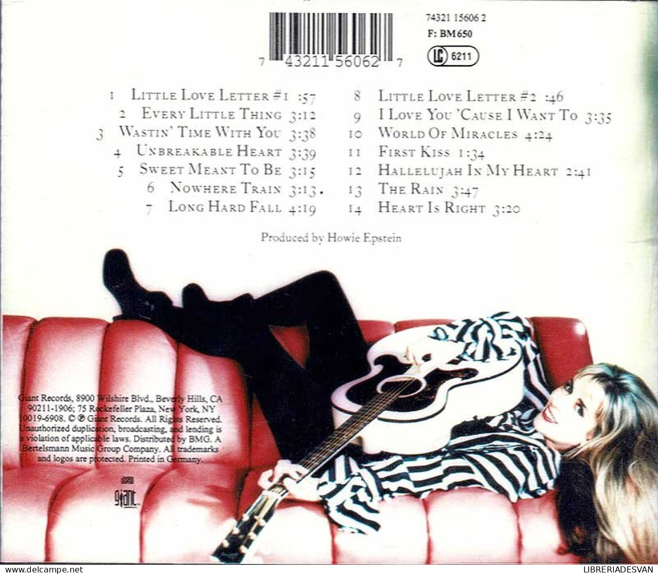 Carlene Carter - Little Love Letters. CD - Country Et Folk