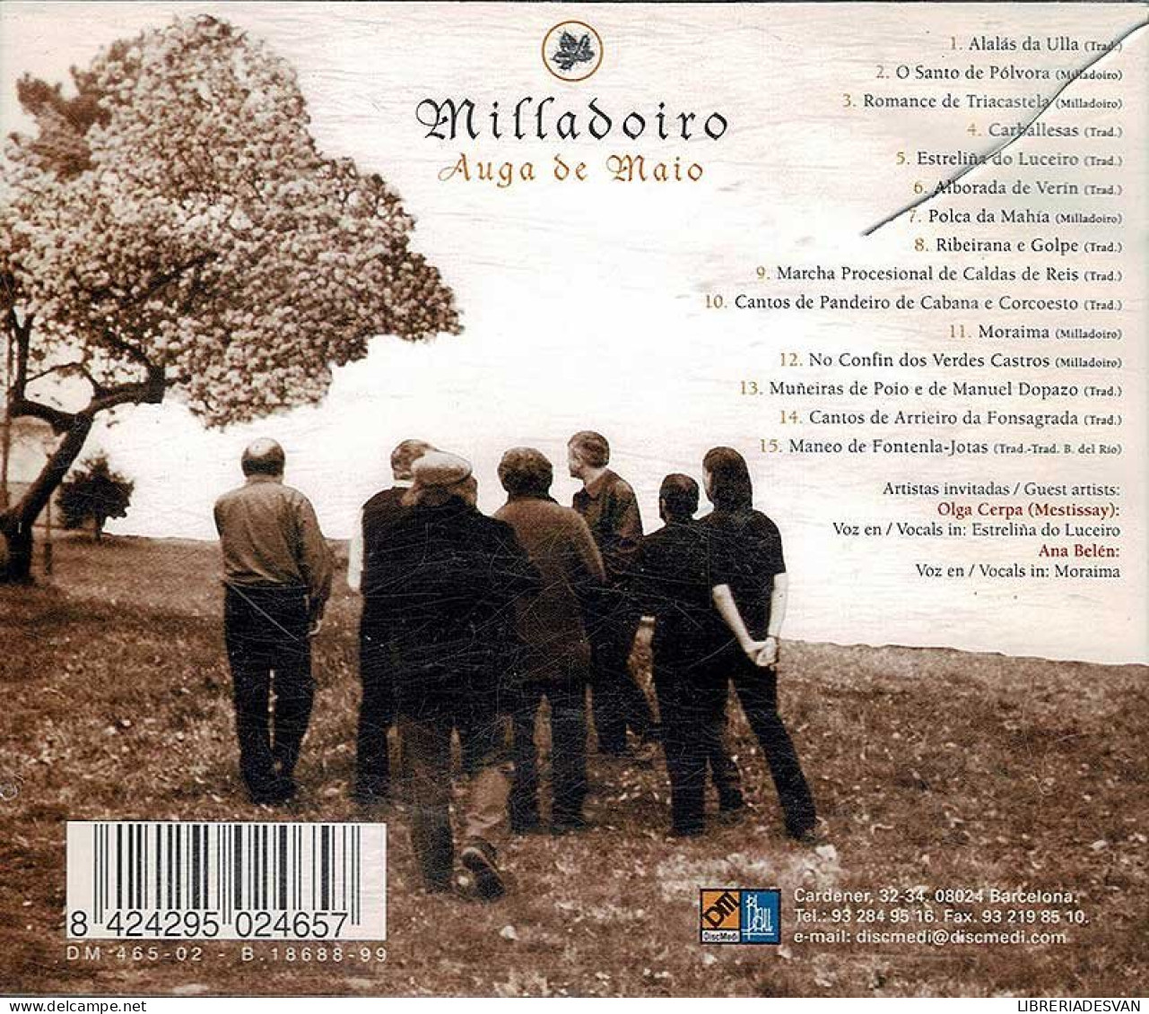 Milladoiro - Auga De Maio. CD - Country Et Folk