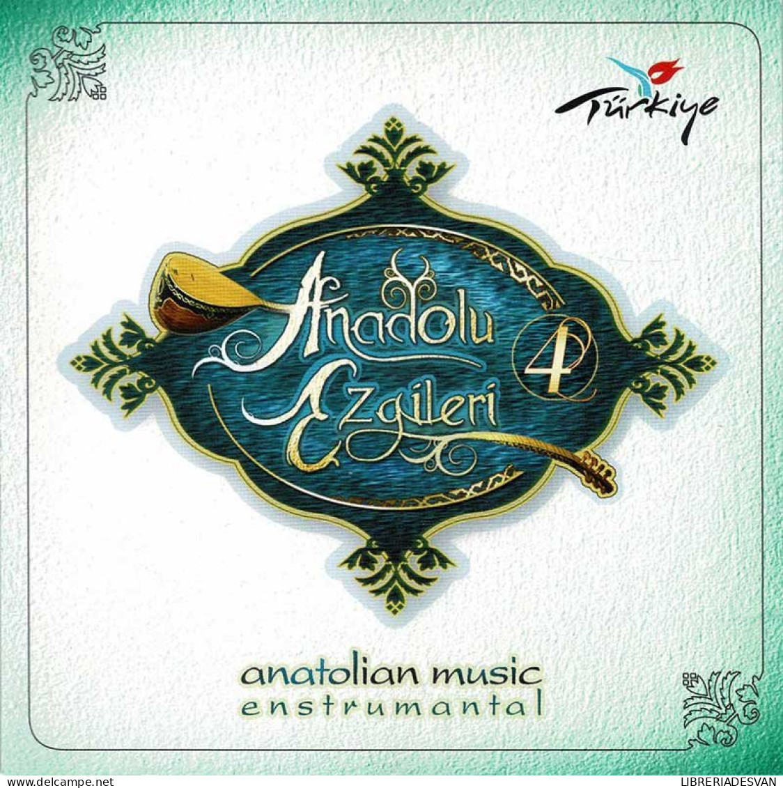 Anadolu Ezgileri - Anatolian Music Enstrumantal, Vol. 4. CD - Country En Folk