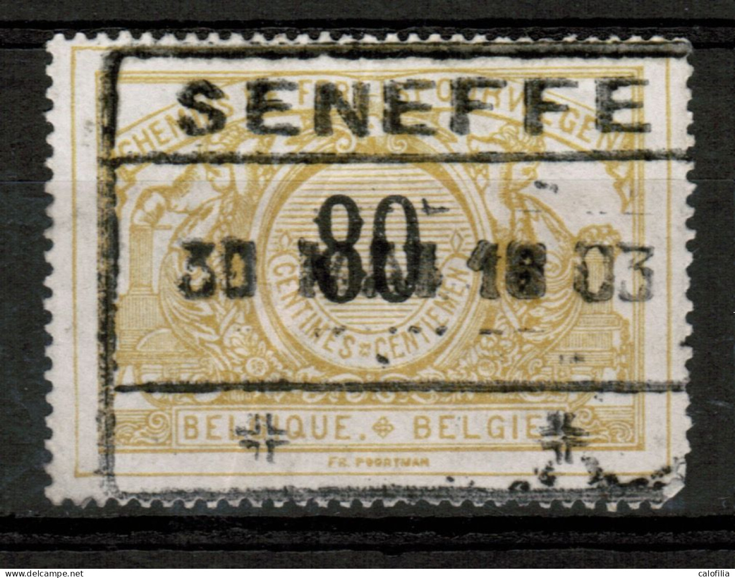 Chemins De Fer TR 24, Obliteration Centrale Nette SENEFFE - Sonstige & Ohne Zuordnung