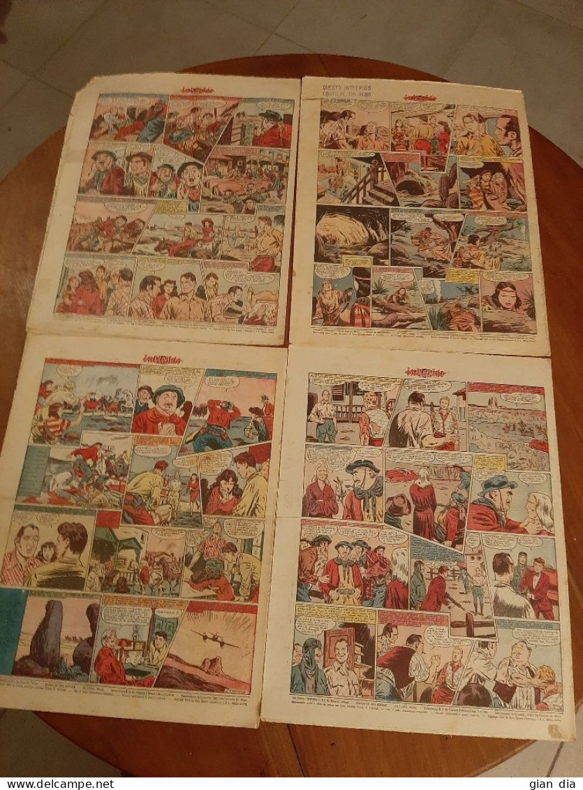 INTREPIDO Ed.Universo. Annata 1949 Lotto Di 6. Sequenza 1-6 Compresi. Versione GIORNALE Ottimi - Comics 1930-50