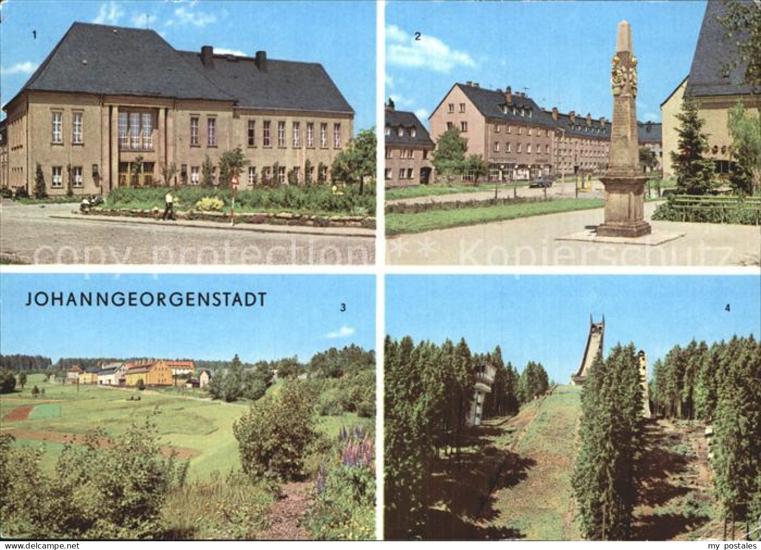 72383343 Johanngeorgenstadt Kulturhaus Postsaeule Johanngeorgenstadt - Johanngeorgenstadt