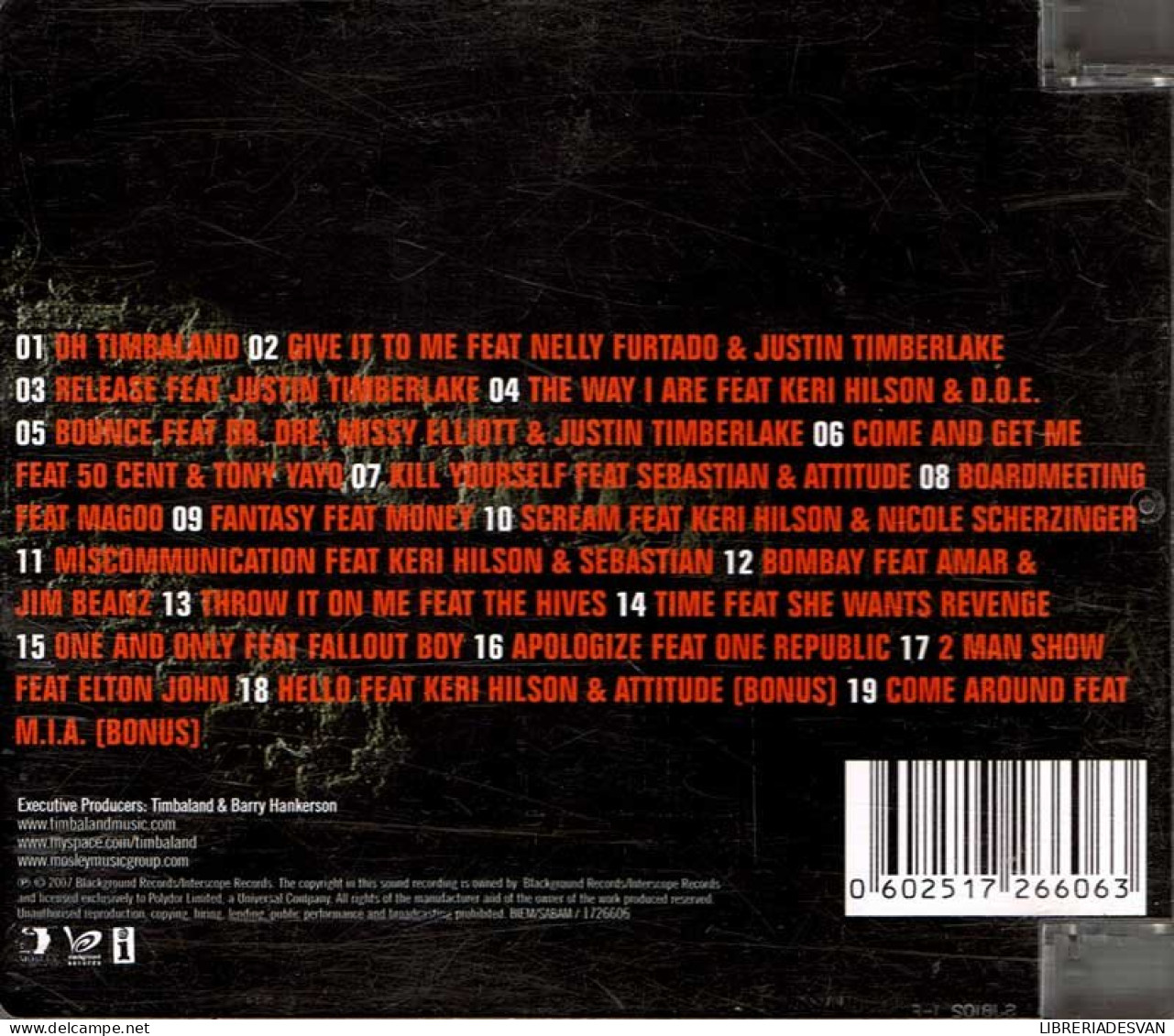 Timbalad - Shock Value. CD - Rap En Hip Hop