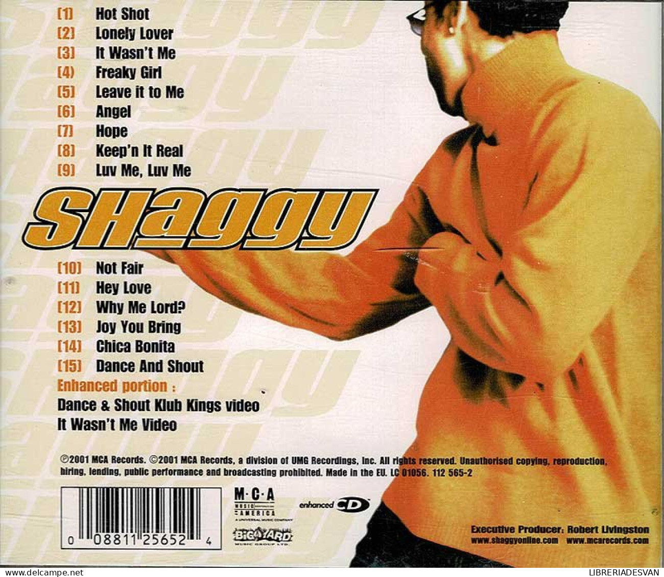 Shaggy - Hot Shot. CD - Rap En Hip Hop