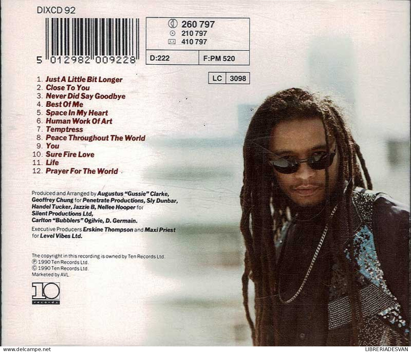 Maxi Priest - Bonafide. CD - Rap En Hip Hop