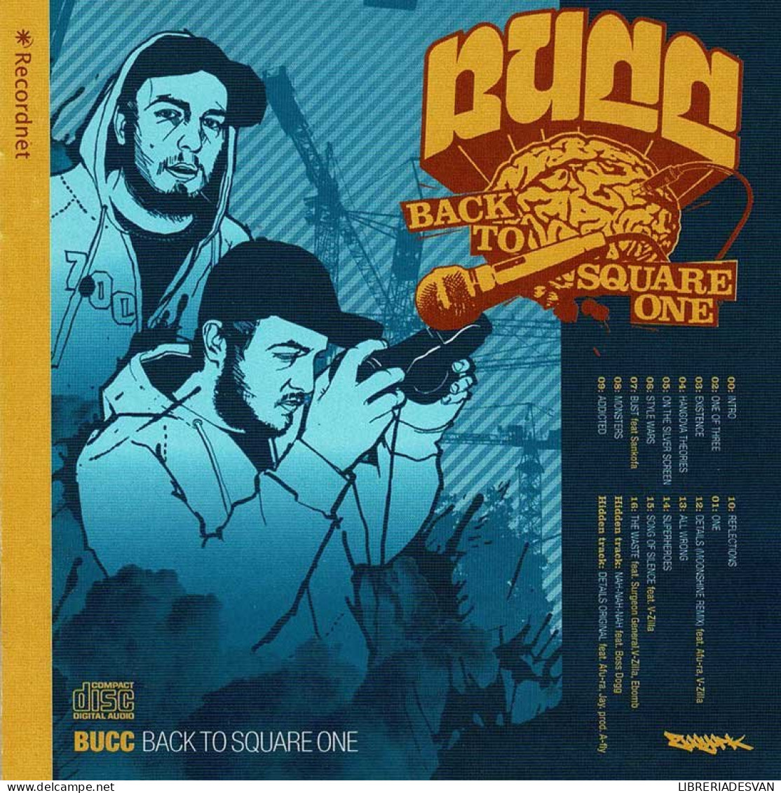Bucc - Back To Square One. CD - Rap En Hip Hop