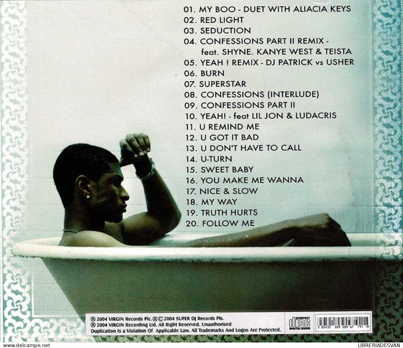 Usher - Confessions Part II Remix. CD - Rap En Hip Hop