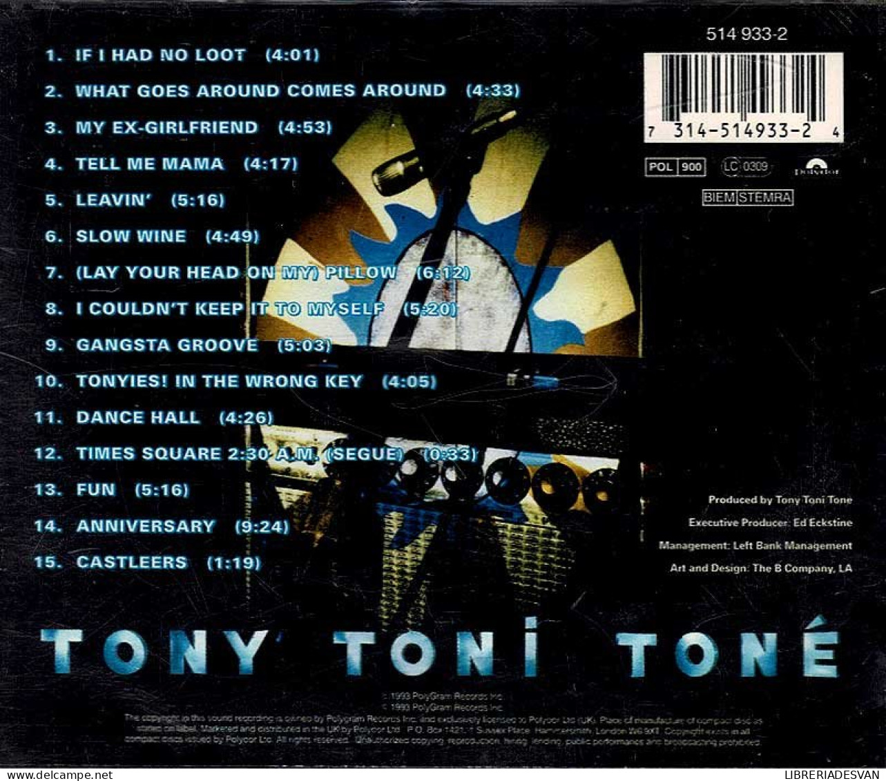Tony Toni Toné - Sons Of Soul. CD - Rap & Hip Hop