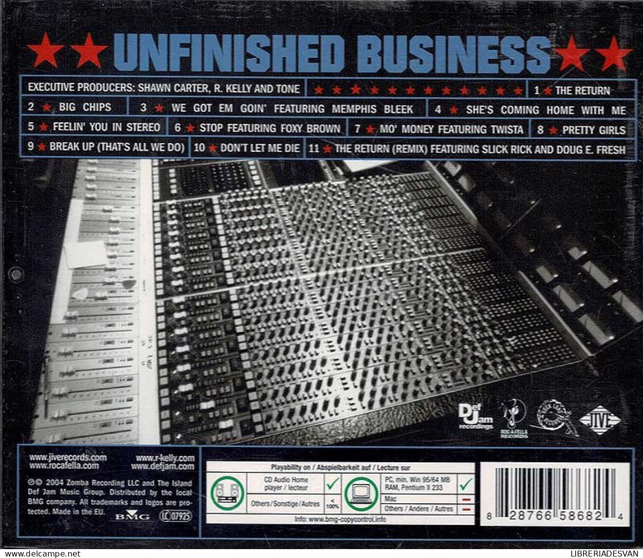 R. Kelly & Jay-Z - Unfinished Business. CD - Rap En Hip Hop